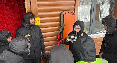Kuzuyayla’da kış tatbikatı düzenlendi