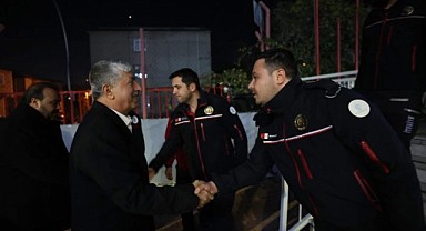 Ömeroğlu yeni yıl ziyaretlerinde bulundu