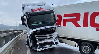 Sağanak yağış kazaya sebep oldu!