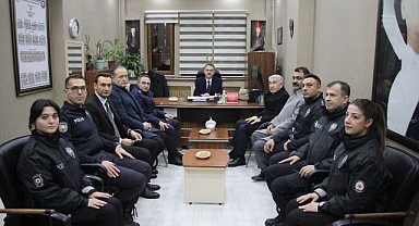 Vali Aktaş personelin yeni yılını kutladı