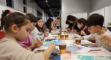 Yarıyıl tailini sanatla değerlendirdiler