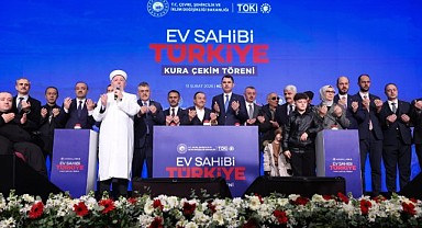 10 bin 340 konut için kura çekildi!