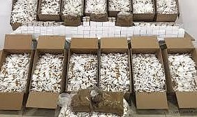 600 bin kaçak makaron ele geçirildi!