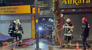 7 katlı binada çıkan yangın panik yarattı!