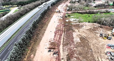 Alikahya TEM Bağlantı Yolu’nda çalışmalar sürüyor