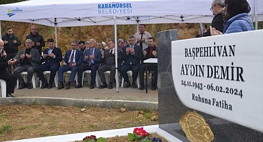 Aydın Demir, mezarı başında anıldı
