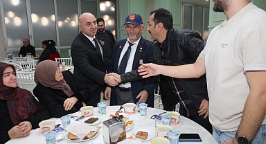Bıyık, ilk iftarını şehit aileleri ile açtı