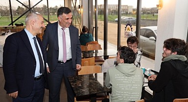 Büyükgöz, GTÜ kampüsünde inceleme yaptı