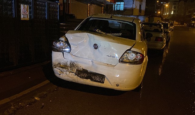 Çarpıp kaçtı! Kocaeli'nde zincirleme kaza