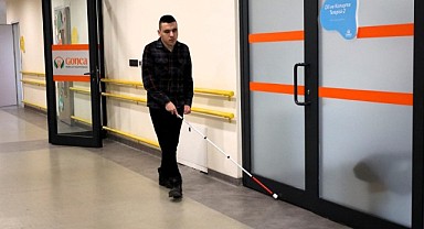 Eren’in hayatı “beyaz baston” eğitimiyle değişti