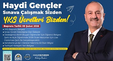 Gebze Belediyesi, YKS’ ücretlerini karşılacak!