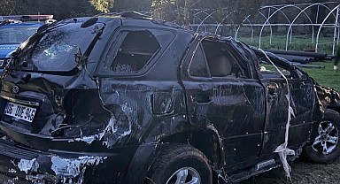 Gebze’de dereye sürüklenen araç ertesi gün ortaya çıktı