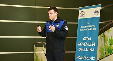 Gebze Zabıtası, güvenilir gıda eğitimi verdi