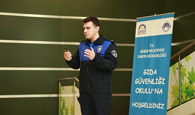 Gebze Zabıtası, güvenilir gıda eğitimi verdi