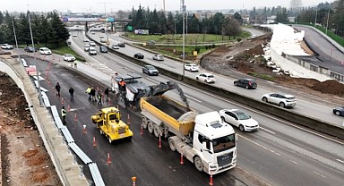 Gölcük kuzey yan yol da trafiğe açıldı