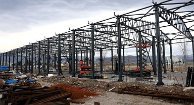 İtfaiye Depo Binası’nda ilerleme yüzde 70