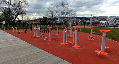 İzmit Millet Bahçesi yeni spor alanlarına kavuştu