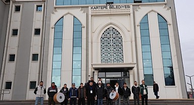 Kartepe'de Ramazan davulcularına görev kartı verildi