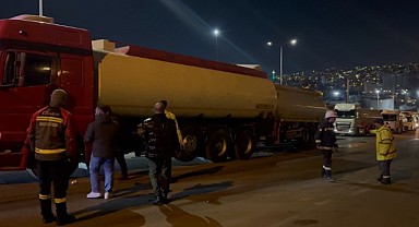 Dilovası'nda zincirleme tanker kazası!