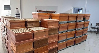 Kursiyerlere kovan desteği sağlandı