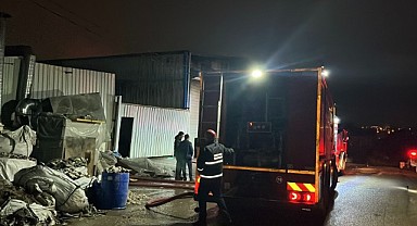 Metal işleme firmasında çıkan yangın korkuttu!