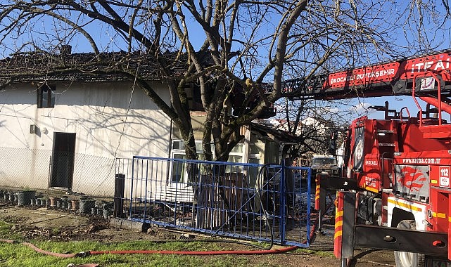 Müstakil evde çıkan yangın korkuttu!
