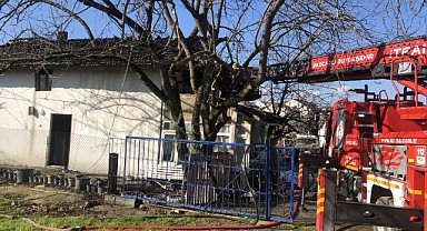 Müstakil evde çıkan yangın korkuttu!