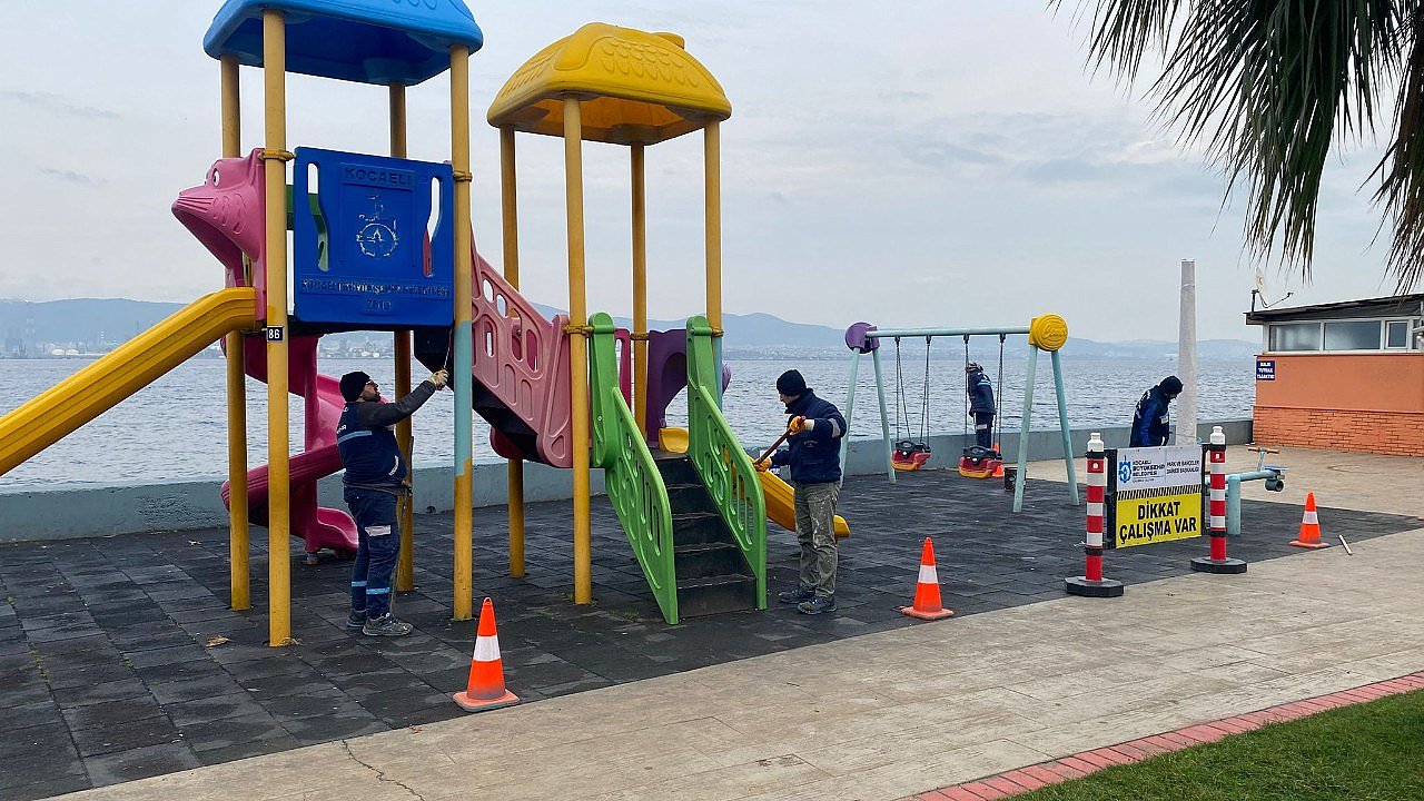 Oyun alanları güvenli hale getiriliyor