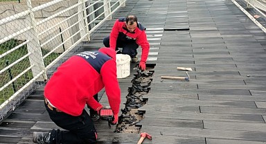 Şehir Hastanesi üst geçidinde güvenlik artırıldı