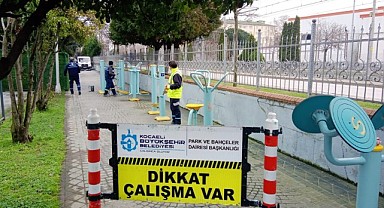 Spor aletlerine periyodik bakım yapılıyor