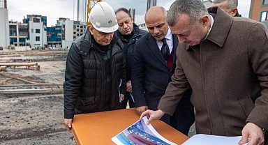 Tütünçiftlik’e yapılan spor salonu yükseliyor