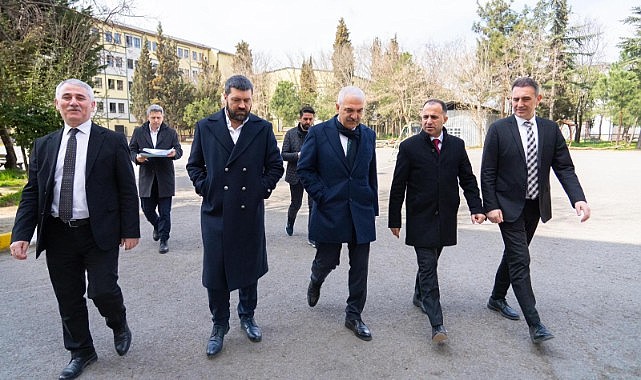 Aslantaş, meslek lisesi projelerini yerinde inceledi