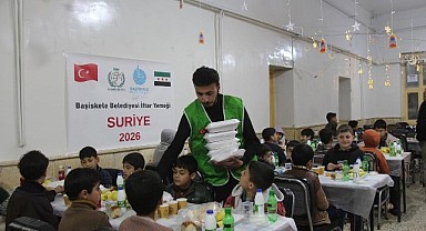 Başiskele Belediyesinden Suriye'de iftar dayanışması