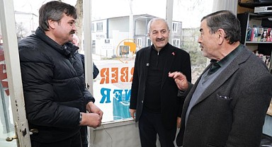 Büyükgöz,Balçık Mahallesi esnafını ziyaret etti