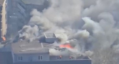 Depoda çıkan yangın korkuttu!