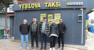 Elinin hamurunu yıkadı, direksiyona geçti!