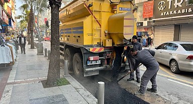 Fatih Caddesi’nde bakım çalışması yapılıyor