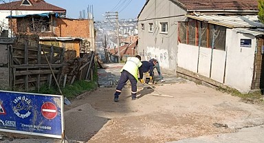Gebze'de sokaklar yenileniyor