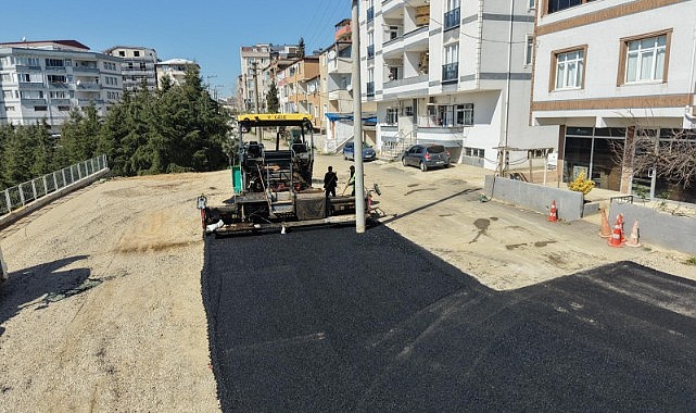Gebze’de üstyapı çalışmaları devam ediyor