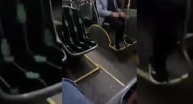 Halk otobüsünde çirkin olay!