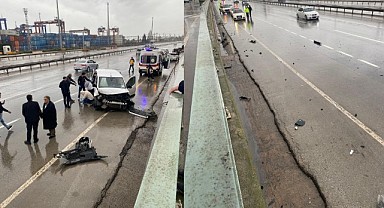 Körfez’de kaza! 3 kişi yaralandı