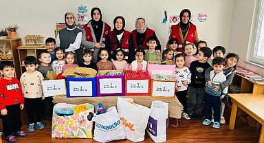 Küçük ellerden, yürek ısıtan dokunuş