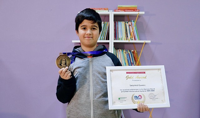 Minik dahi Sarp, başarıya doymuyor!