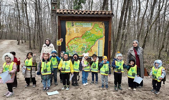 Minik kaşifler doğayı keşfetti  