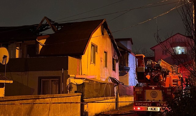 Müstakil evde yangın paniği!