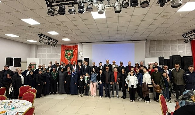 Şehit aileleri ve gaziler aynı sofrada buluştu