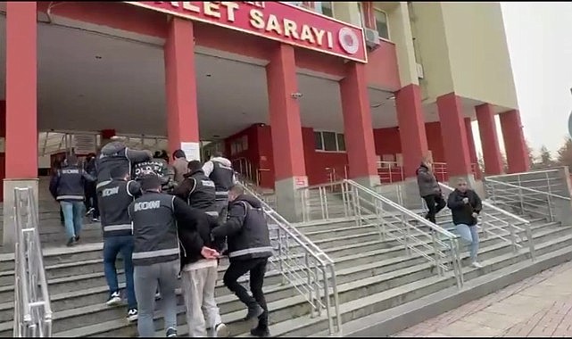 Suç örgütüne yönelik operasyon! 7 kişi tutuklandı