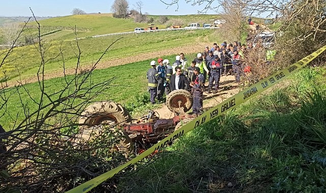 Traktör devrildi! Sürücü öldü