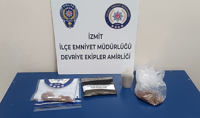 Üst aramasında narkotik madde ele geçirildi