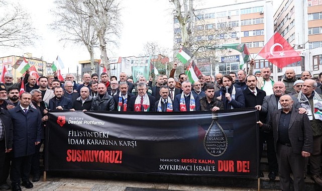 Aktaş ve Büyükakın, Filistin’e destek verdi